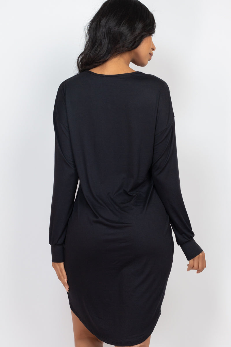 Cozy High Low Dress (CAPELLA)-12