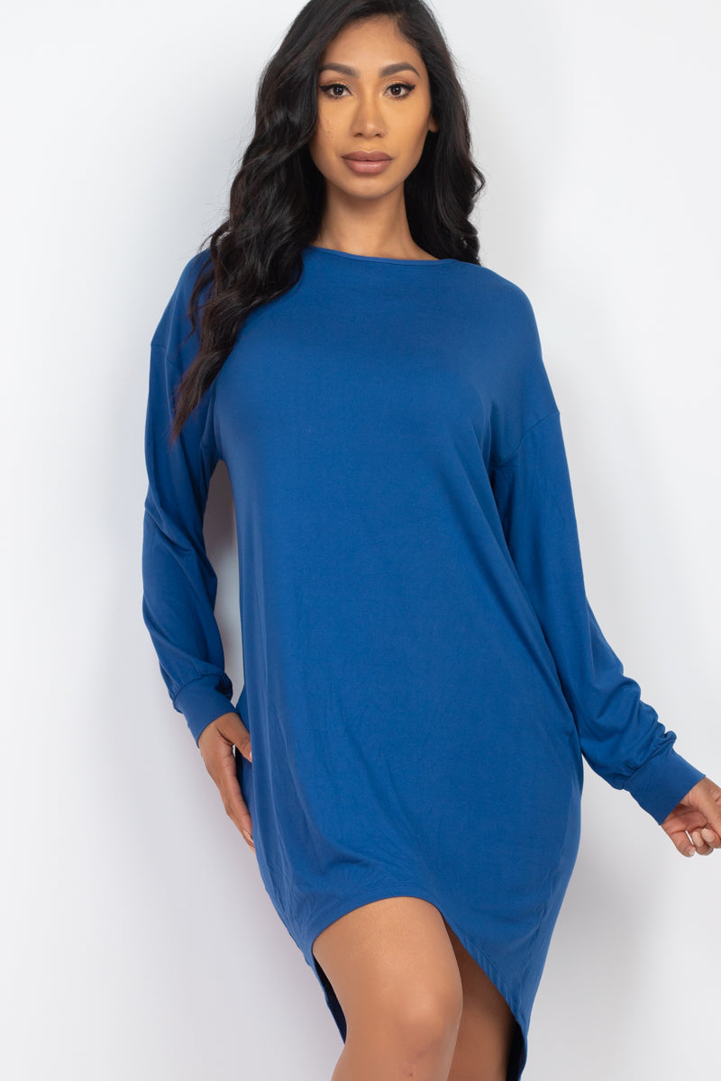 Cozy High Low Dress (CAPELLA)-0
