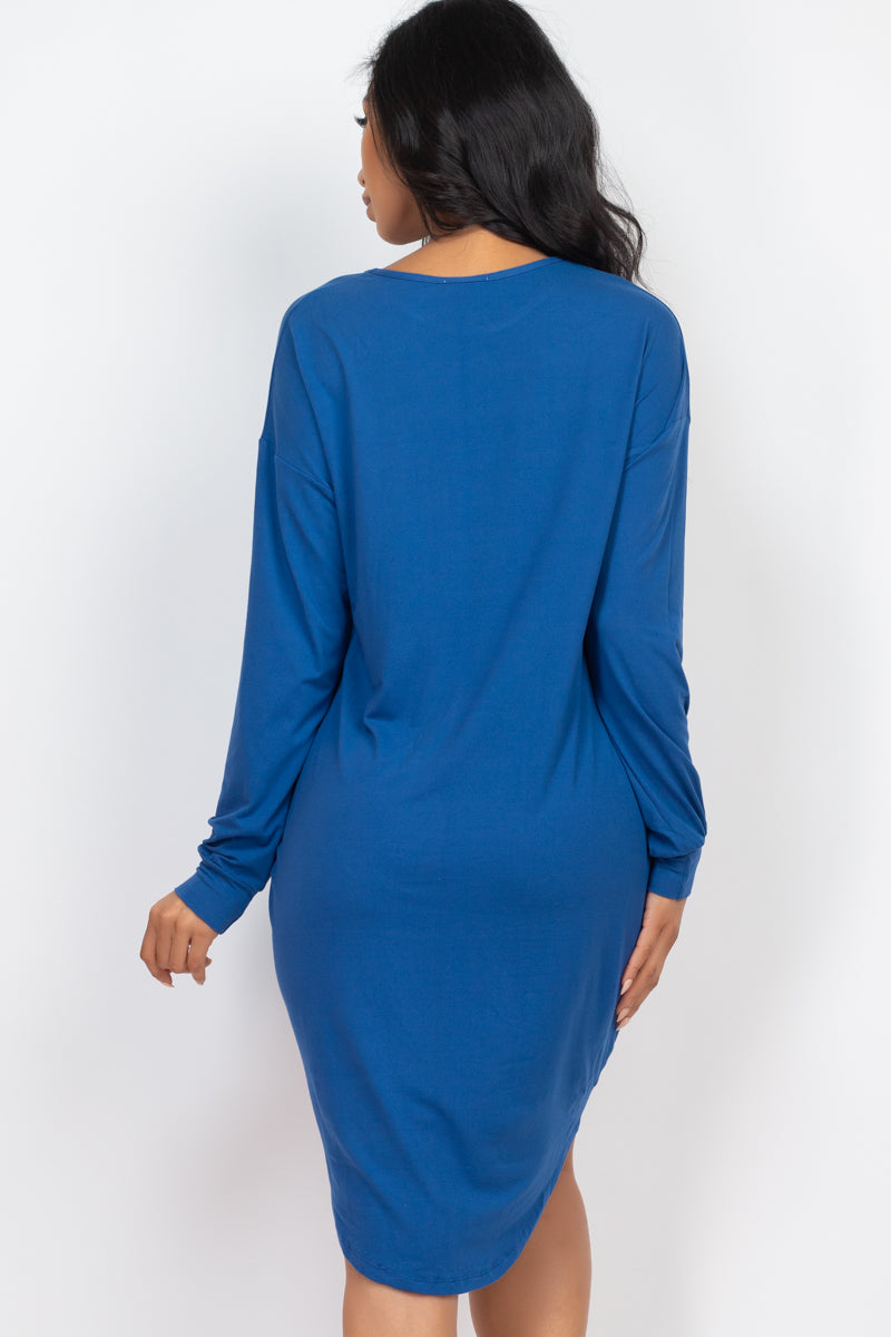 Cozy High Low Dress (CAPELLA)-2