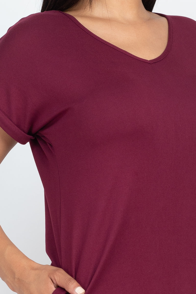 Cap Sleeve Pocket Mini Dress (CAPELLA)-13