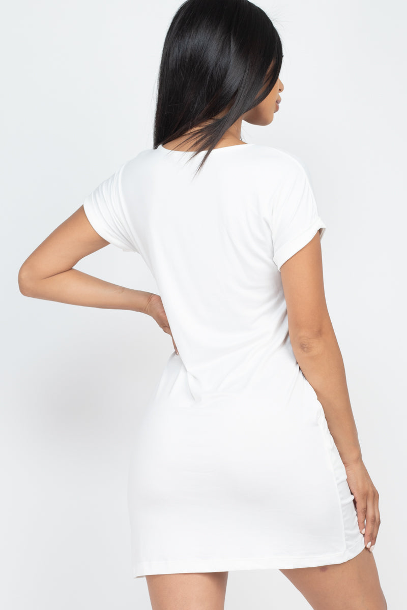 Cap Sleeve Pocket Mini Dress (CAPELLA)-68