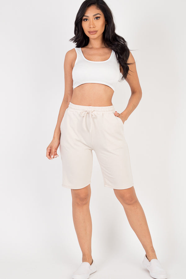 French Terry Bermuda Shorts (CAPELLA)-10
