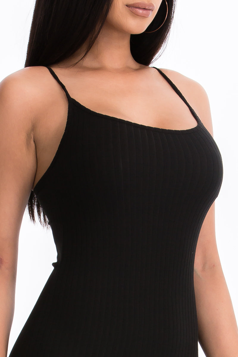 Ribbed Cami Soft Bodycon Dress (CAPELLA)-28