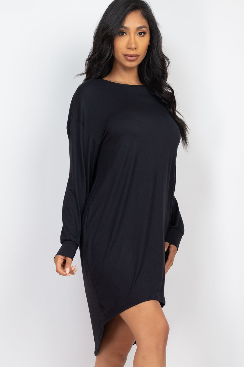 Cozy High Low Dress (CAPELLA)-11