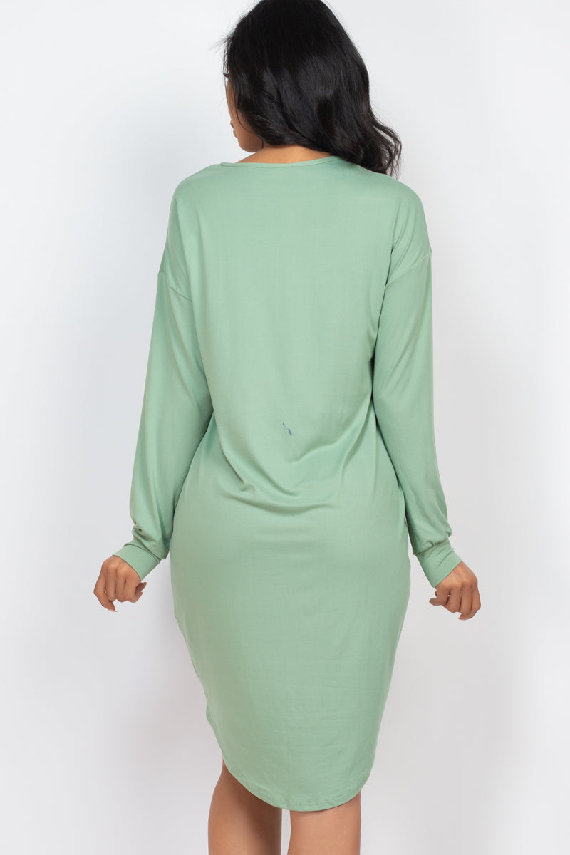 Cozy High Low Dress (CAPELLA)-22