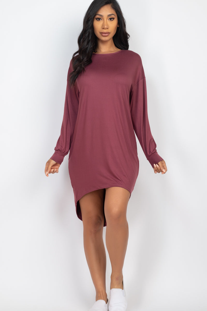 Cozy High Low Dress (CAPELLA)-29