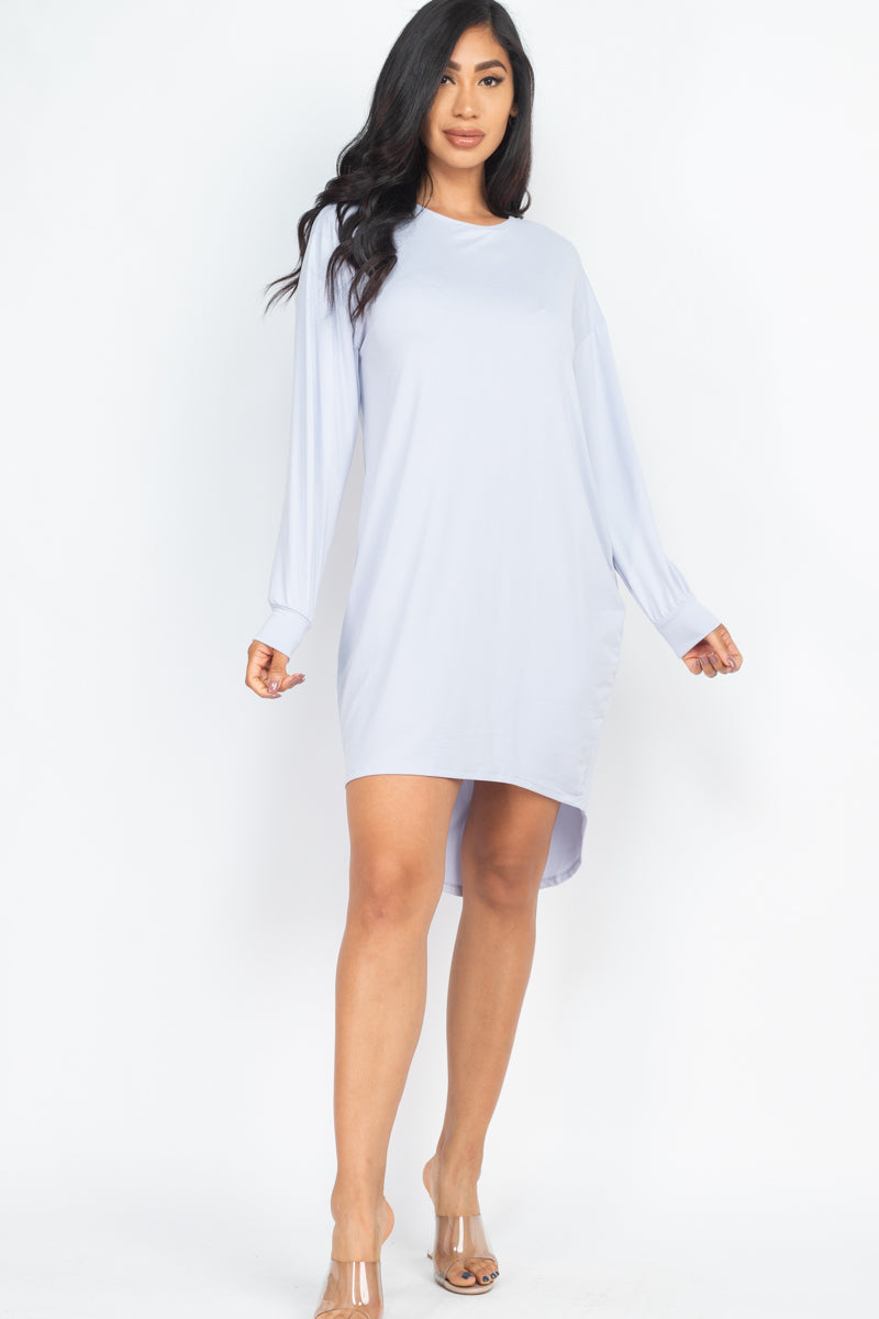 Cozy High Low Dress (CAPELLA)-34