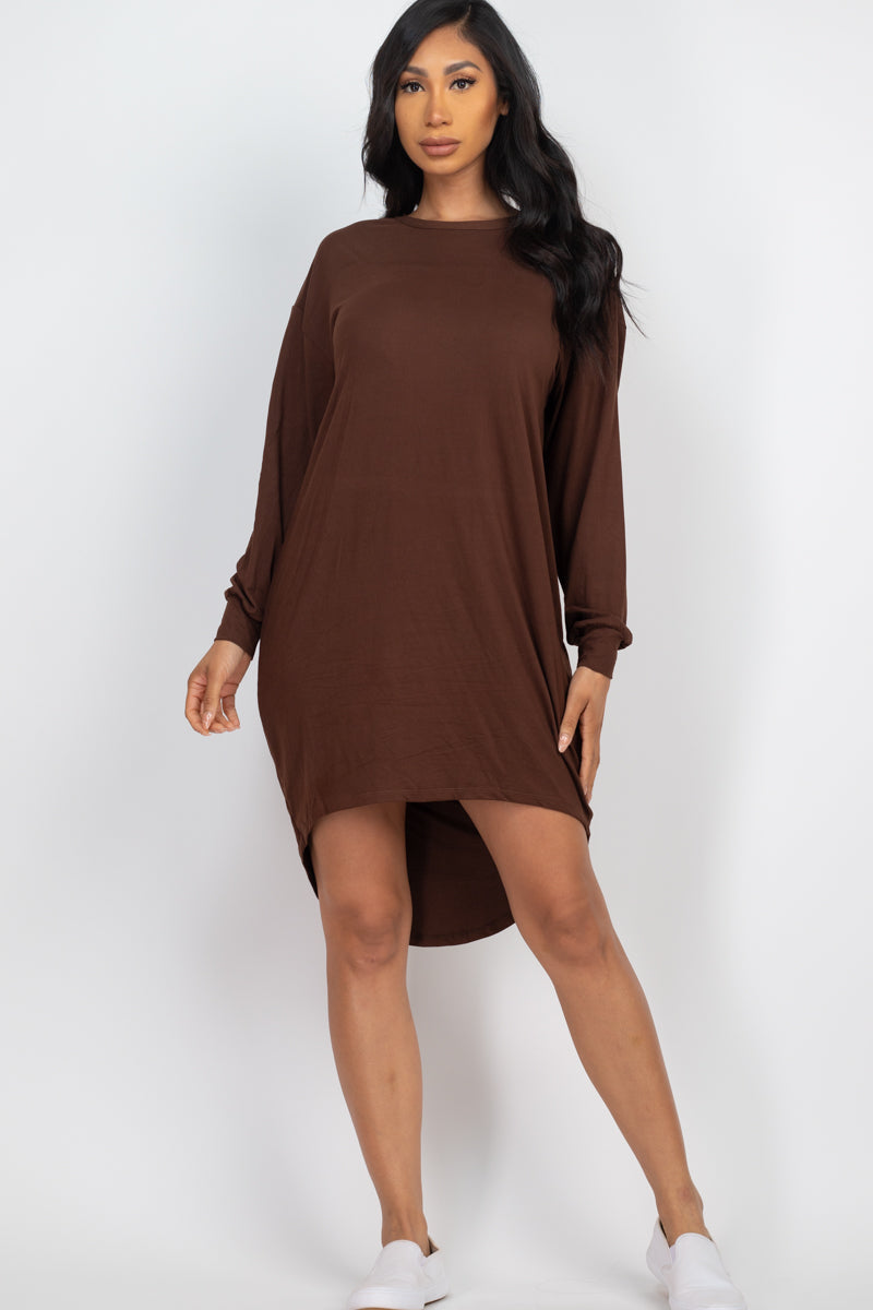 Cozy High Low Dress (CAPELLA)-9