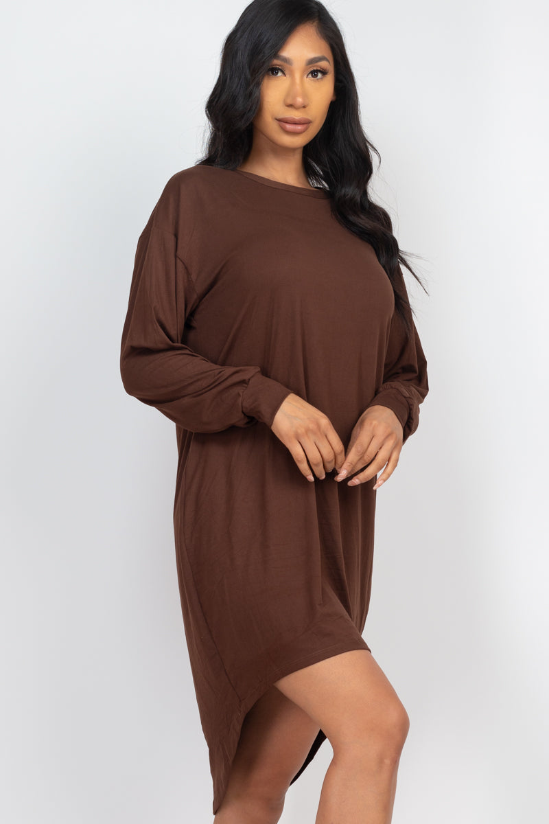 Cozy High Low Dress (CAPELLA)-6