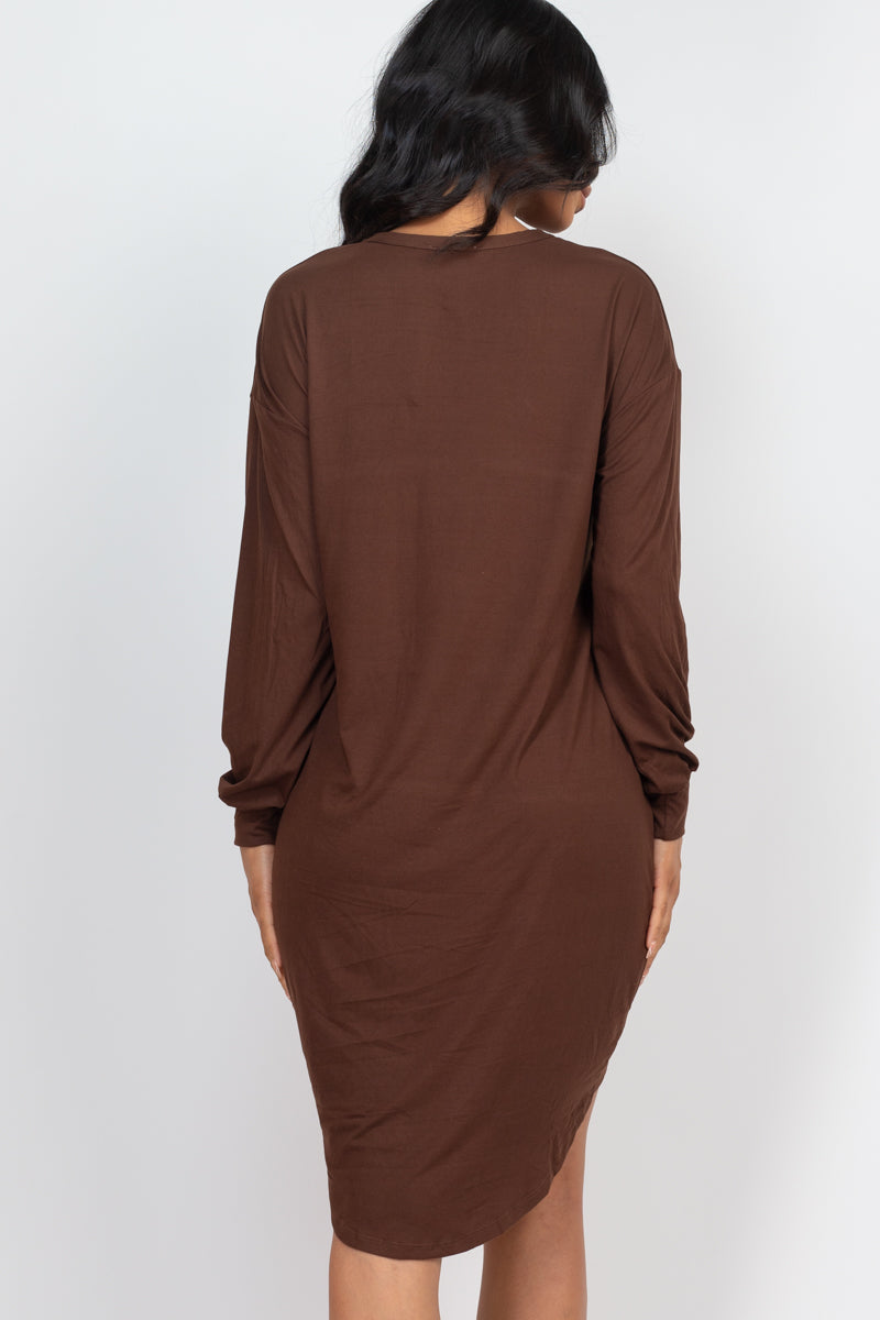 Cozy High Low Dress (CAPELLA)-7