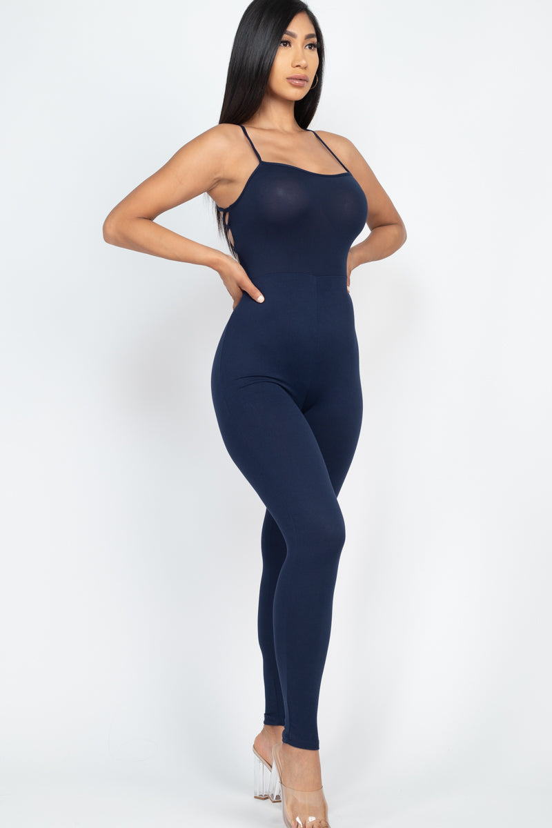 Criss-Cross Open Back Bodycon Jumpsuit (CAPELLA)-32