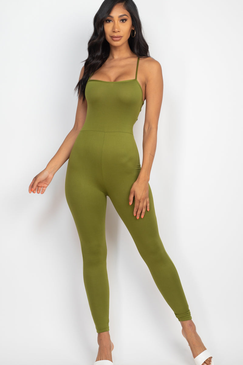 Criss-Cross Open Back Bodycon Jumpsuit (CAPELLA)-37