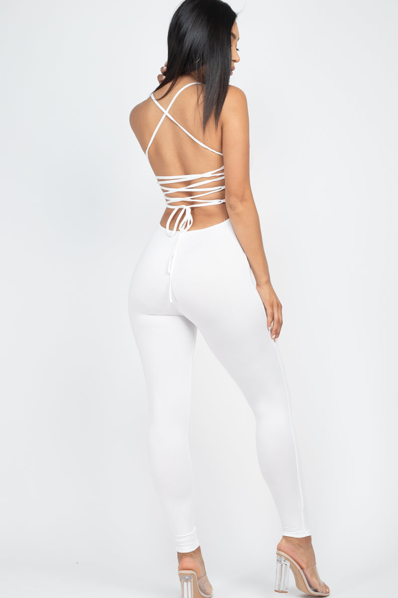 Criss-Cross Open Back Bodycon Jumpsuit (CAPELLA)-45