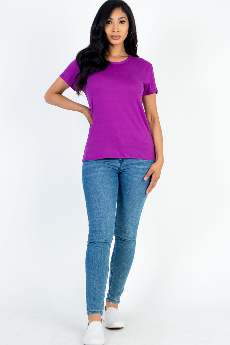 Basic Short Sleeve T-shirt (CAPELLA)-19