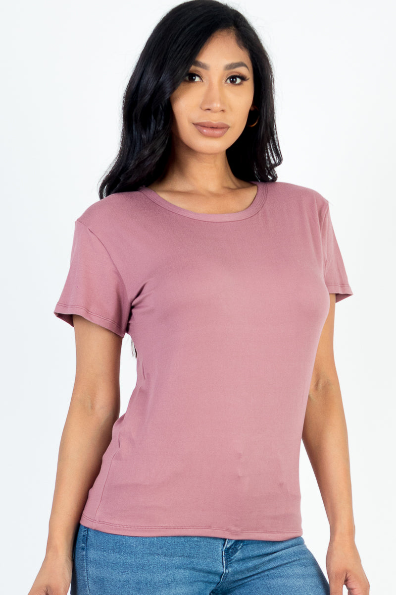 Basic Short Sleeve T-shirt (CAPELLA)-31