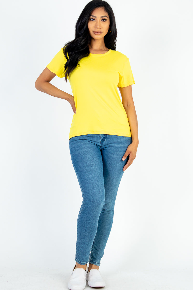 Basic Short Sleeve T-shirt (CAPELLA)-59