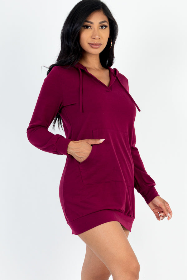 French Terry Hoodie Dress (CAPELLA)-6