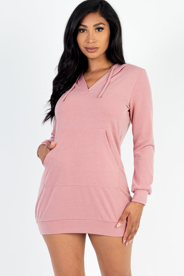 French Terry Hoodie Dress (CAPELLA)-15